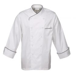Chef Works - ECCB-XS-34 - Monte Carlo Chef Coat (XS) image