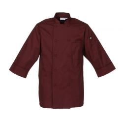 Chef Works - JLCL-MER - (M) Merlot 3/4 Sleeve Coat image
