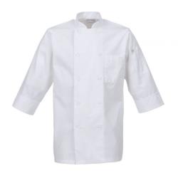 Chef Works - JLCL-WHT - (L) White 3/4 Sleeve Coat image