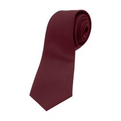 KNG - 1587BRG - 3 in x 57 in Solid Burgandy Poly Tie image