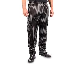 KNG - 10592XL - 2XL Striped Baggy Cargo Chef Pants image