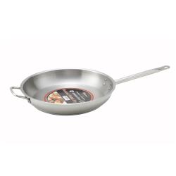 Winco - SSFP-14 - 14 in Stainless Steel Fry Pan image