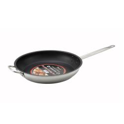 Winco - SSFP-14NS - 14 in Non-Stick Stainless Steel Fry Pan image