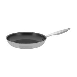 Winco - TGFP-12NS - 12 in Stainless Steel Non-Stick Fry Pan image