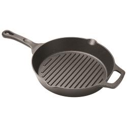 Winco - CAGP-10R - 10 1/4 in Fireiron™ Cast Iron Grill Pan image