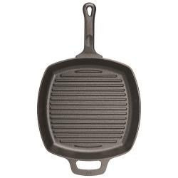 Winco - CAGP-10S - 10 1/2 in Fireiron™ Cast Iron Grill Pan image