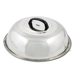 Winco - WKCS-15 - 15 3/8 in Stainless Steel Wok Cover image