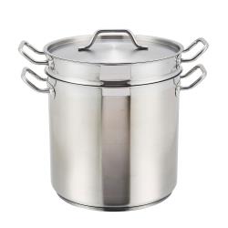Winco - SSDB-20S - 20 qt Stainless Steel Steamer image