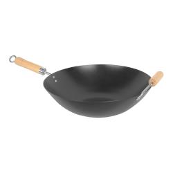 Thunder Group - TF002 - 14 in Non-Stick Wok w/ Wood Handle image