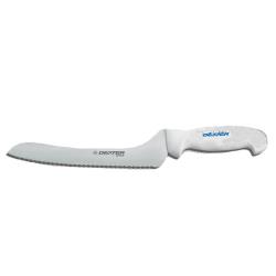 Dexter Russell - G163-9SC-PCP - 9 in SofGrip™ Scalloped Offset Sandwich Knife image