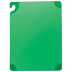 San Jamar - CBG152012GN - 15 in x 20 in x 1/2 in Green Saf-T-Grip® Cutting Board image