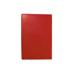 Tablecraft - CB1520RA - 15 in x 20 in x 1/2 in Red Cutting Board image