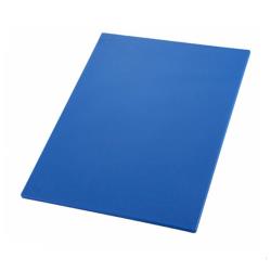 Winco - CBBU-1824 - 18 in x 24 in x 1/2 in Blue Cutting Board image