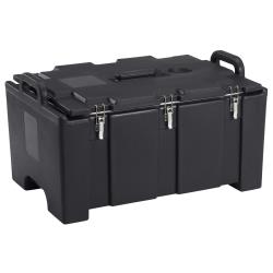 Cambro - 100MPC110 - Camcarrier Full Size 2 1/2 in Deep Black Pan Carrier image
