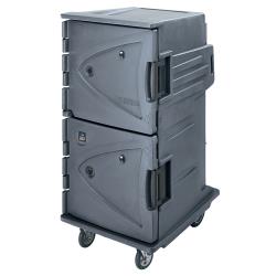 Cambro - CMBH1826TSF191 - 64 3/8 in Granite Gray Camtherm® Hot Cart image