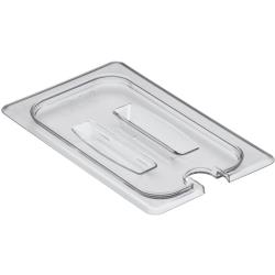 Cambro - 10CWCHN135 - Full Size Clear Camwear® Notched Handled Food Pan Cover image