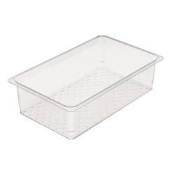 Cambro - 15CLRCW135 - Full Size 5 in Clear Camwear® Food Pan Colander image
