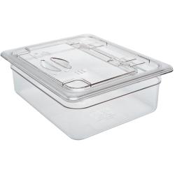 Cambro - 20CWL135 - 1/2 Size Clear Camwear® FlipLid® Hinged Food Pan Cover image