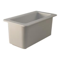 Cambro - 36CF148 - 1/3 Size 6 in White ColdFest® Cold Pan image