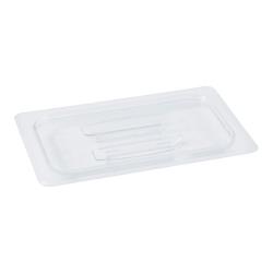 Cambro - 40CWCH135 - 1/4 Size Clear Camwear® Food Pan Cover image