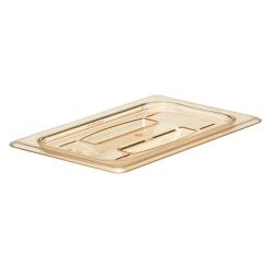 Cambro - 40HPCH150 - 1/4 Size Amber H-Pan™ Handled High Heat Food Pan Cover image