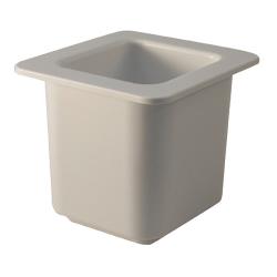 Cambro - 66CF148 - 1/6 Size 6 in White ColdFest® Cold Pan image