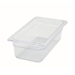 Winco - SP7304 - Poly-Ware Third Size 4 in Deep Food Pan image