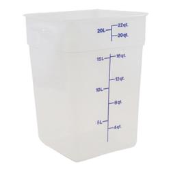 Cambro - 22SFSPP190 - 22 qt CamSquare® Food Storage Container image