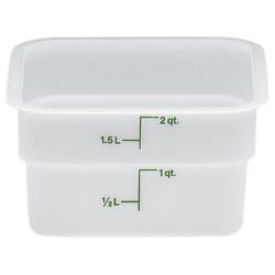 Cambro - 2SFSP148 - 2 qt CamSquare® Food Storage Container image