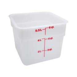 Cambro - 6SFSP148 - 6 qt CamSquare® Food Storage Container image