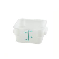 Winco - PESC-2 - 2 qt Food Storage Container image