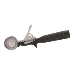 Vollrath - 47146 - 1 oz Antimicrobial Black Disher No. 30 image