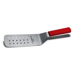 Dexter Russell - PS286-8R-PCP - 8 in x 3 in Sani-Safe® Red Perforated Turner image