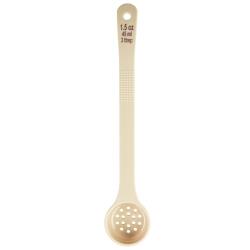 Tablecraft - 11169 - 1 1/2 oz Long Handle Perforated Portion Spoon image