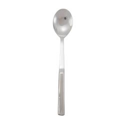 Winco - BW-SS1 - 11 3/4 in Solid Stainless Steel Serving Spoon image