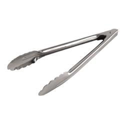 Adcraft - XHT-12 - 12 in Stainless Steel Scalloped Tongs image