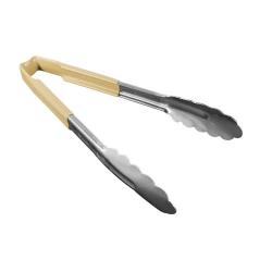 Vollrath - 4780960 - 9 1/2 in Antimicrobial Tan Utility Tongs image
