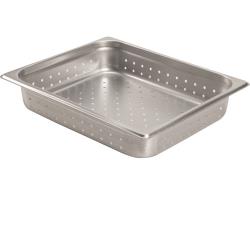 Browne Foodservice - 21212 - 1/2 Size 2 1/2 in Perforated Steam Table Pan image
