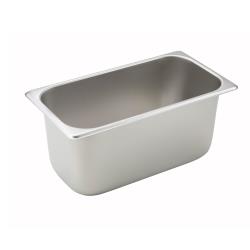 Winco - SPT6 - 1/3 Size 6 in Steam Table Pan image