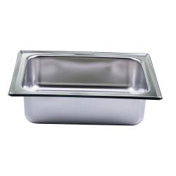Winco - 508-WP - 4 Qt Square Chafer Water Pan image