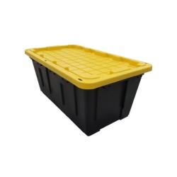 Franklin - 13787 - 40 Gal Black Tough Box w/Yellow Lid image