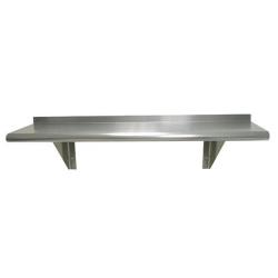 Advance Tabco - WS-12-96-X - 96 in x 12 in Stainless Steel Wall Shelf image