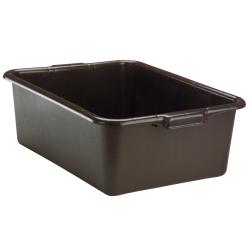 Vollrath - 1527-31 - 21 3/4 in x 15 1/2 in x 7 in Gray Bus Tub image