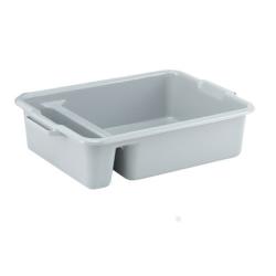 Vollrath - 52632 - 23 in x 17 1/4 in Gray Divided Bus Box image