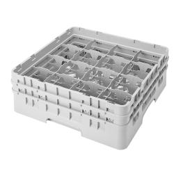 Cambro - 16S434151 - 16 Compartment 5 1/4 in Camrack® Glass Rack image