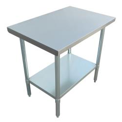 Adcraft - WT-3048-E - 30 in x 48 in Stainless Steel Work Table image
