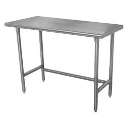 Advance Tabco - TMSLAG-244-X - 48 in x 24 in Stainless Steel Work Table w/ Open Base image