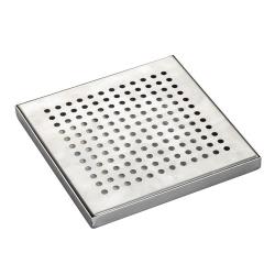 Tablecraft - 11171 - 6 in x 6 in x 5/8 in Square Drip Tray image