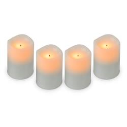 Sterno - 60324 - Rechargeable Amber Votive 4pack Candle Set image