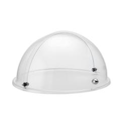 GET Enterprises - EB546E - 15 3/4 in FRILICH Unison™ Clear Plastic Roll Top Dome Cover image